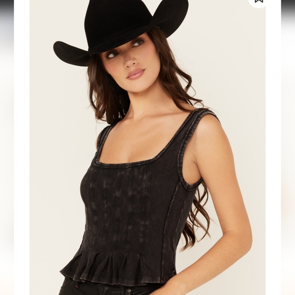 We The Free Tops - We The Free Black Tank Top